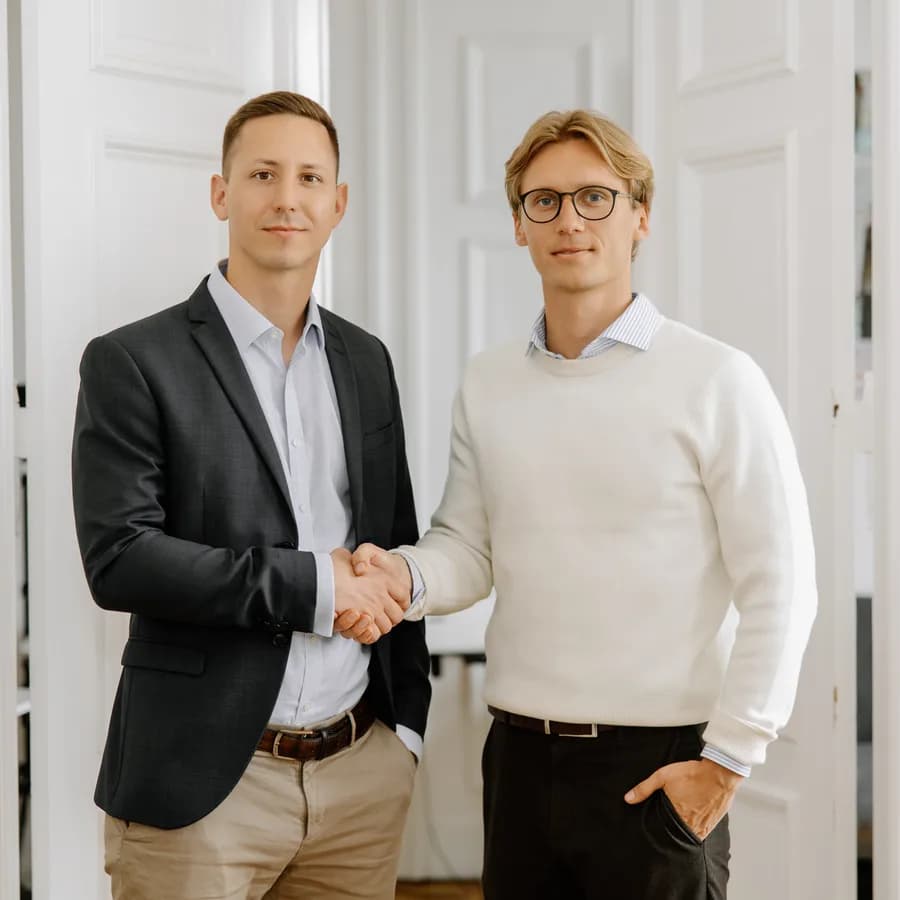 Gero Pandorf & Aaron Hoffmann, Geschäftsführer & Verkaufsleiter – Immo Hub Investment GmbH bei Immo Hub in Leipzig