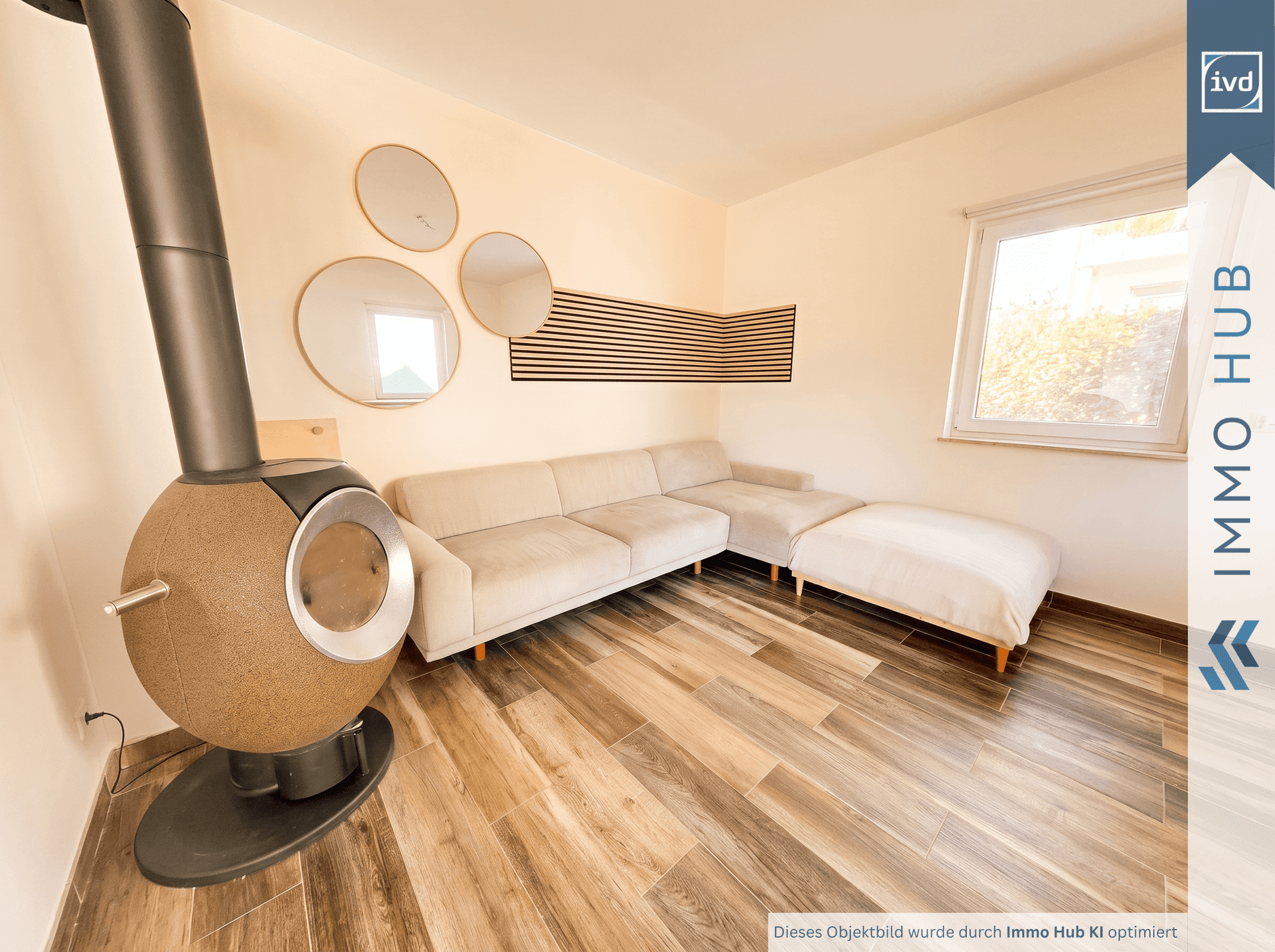 Wohnzimmer inkl. Kamin