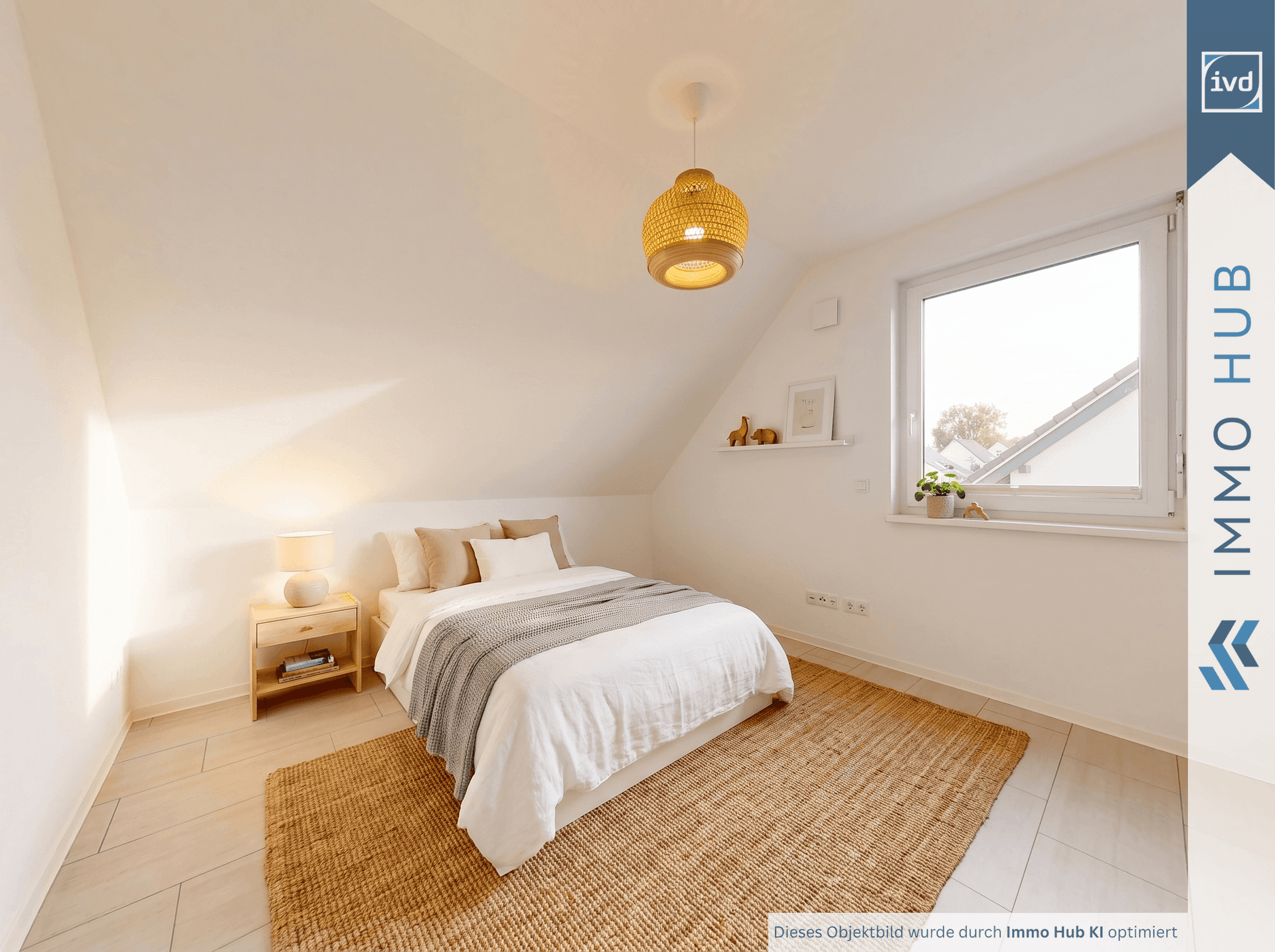 Schlafzimmer 2 gestaged