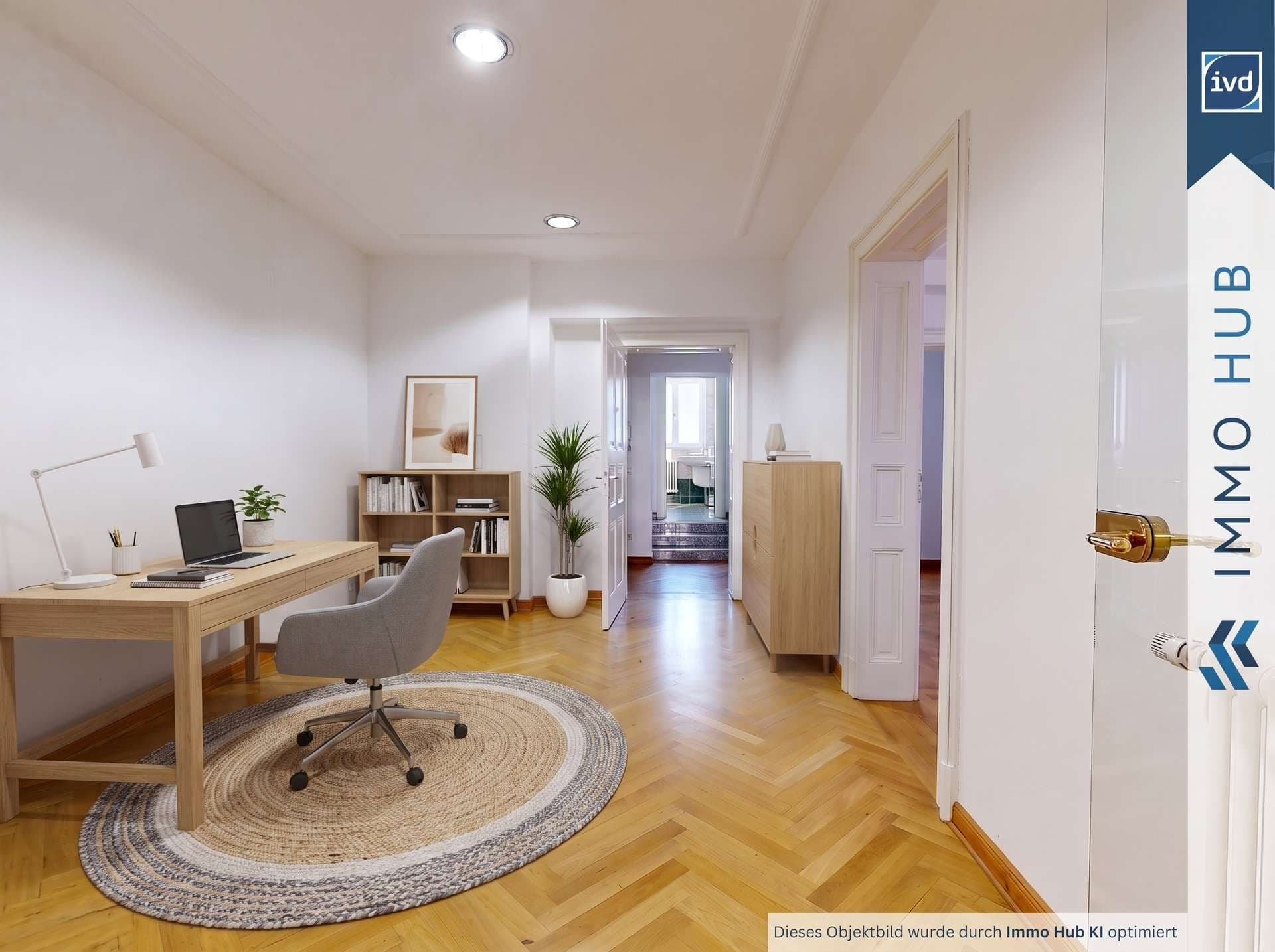 Büro 2 gestaged