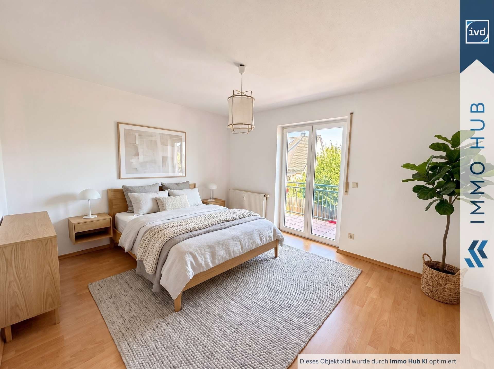 Schlafzimmer modernisiert