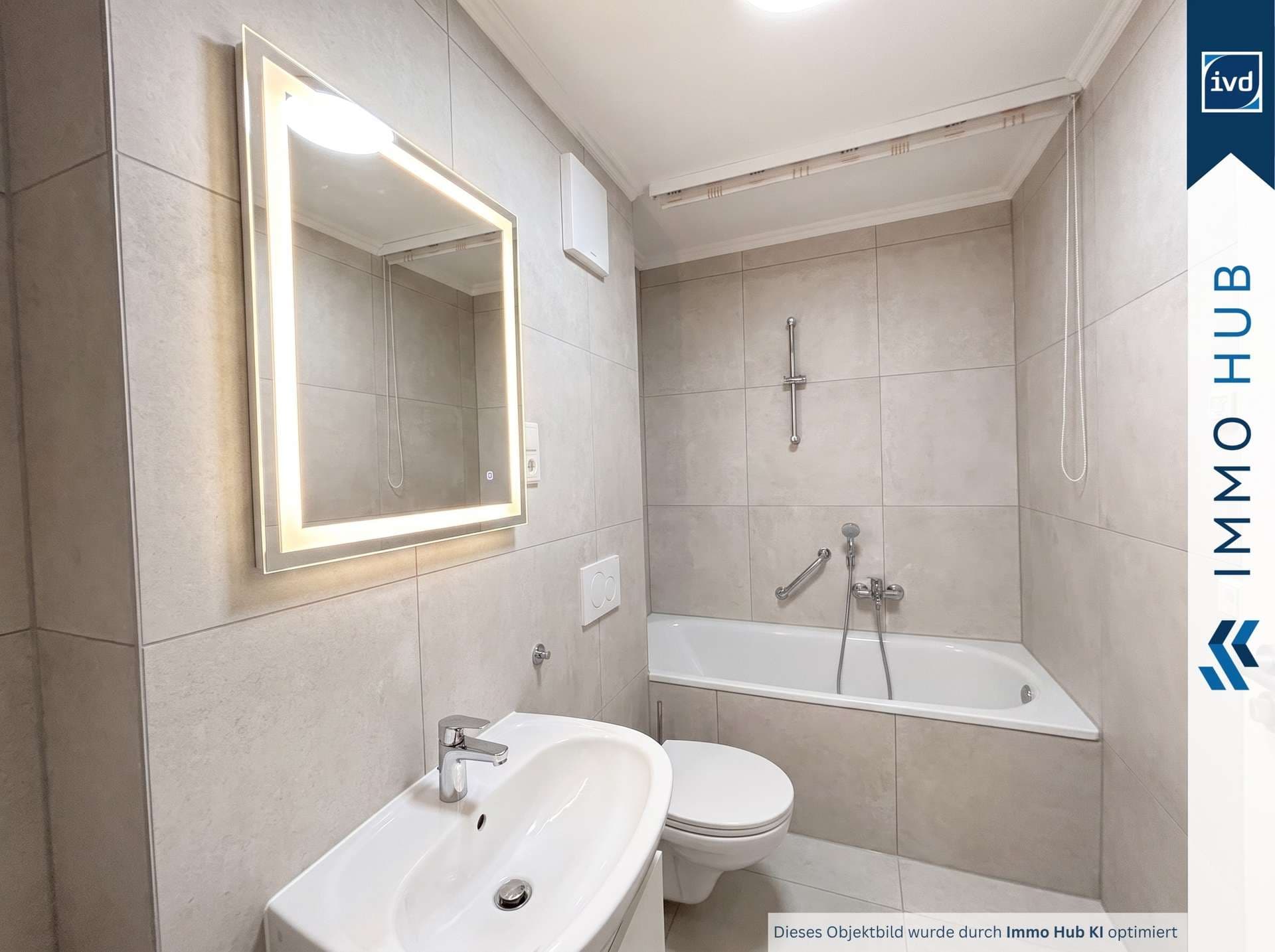 Badezimmer Beispiel modernisiert