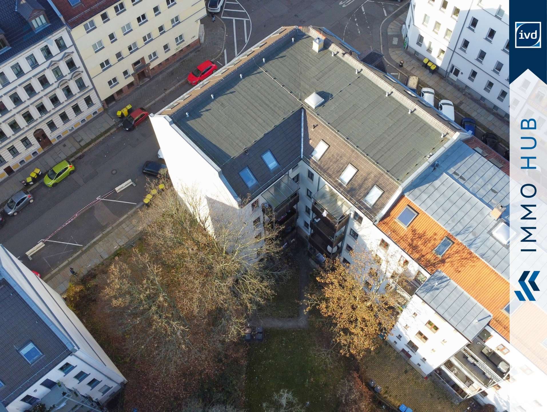 Innenhof Vogelperspektive