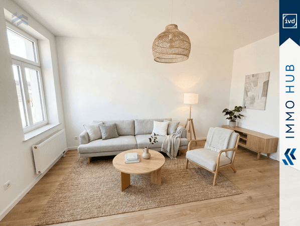 Wohnzimmer mit Terrasse